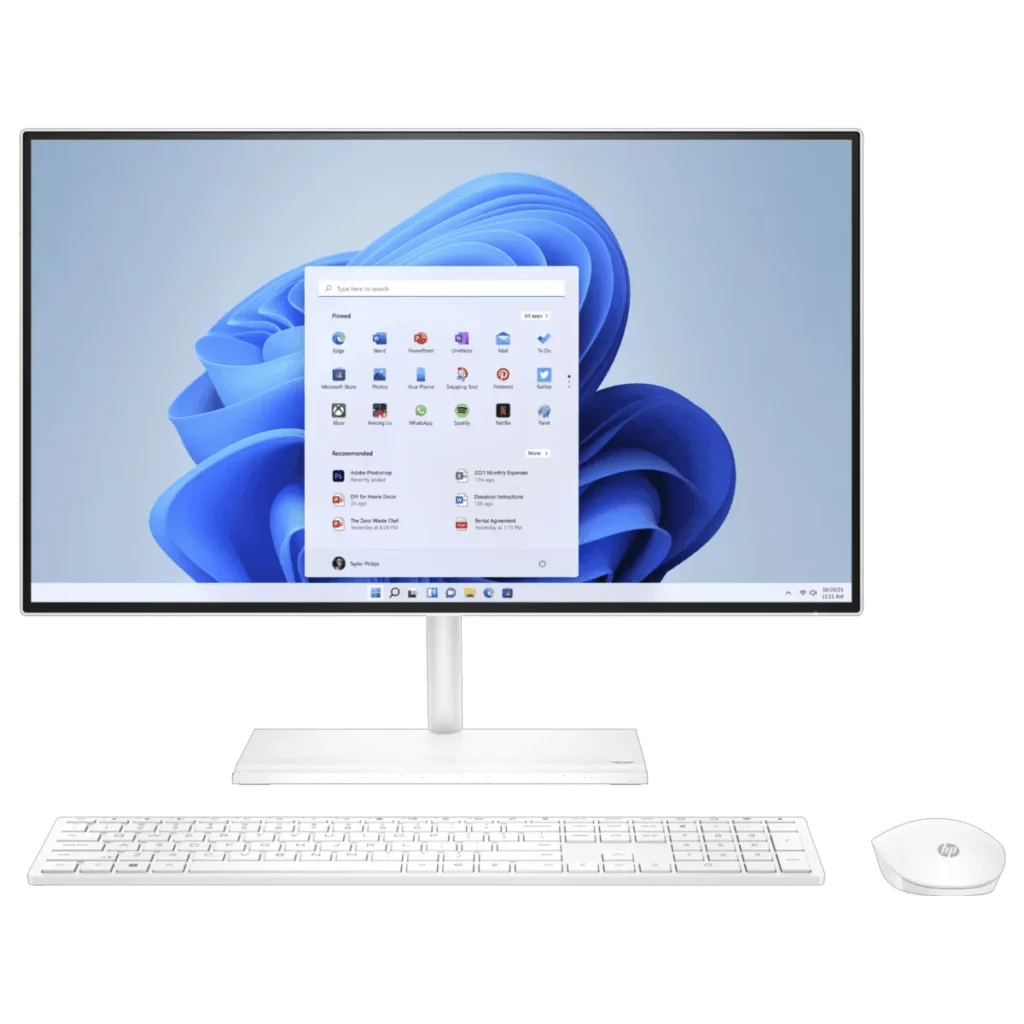 HP All-in-One Desktop PC intel core i5 12th, 8go ddr4, 1To ssd M.2, 23.8″FHD