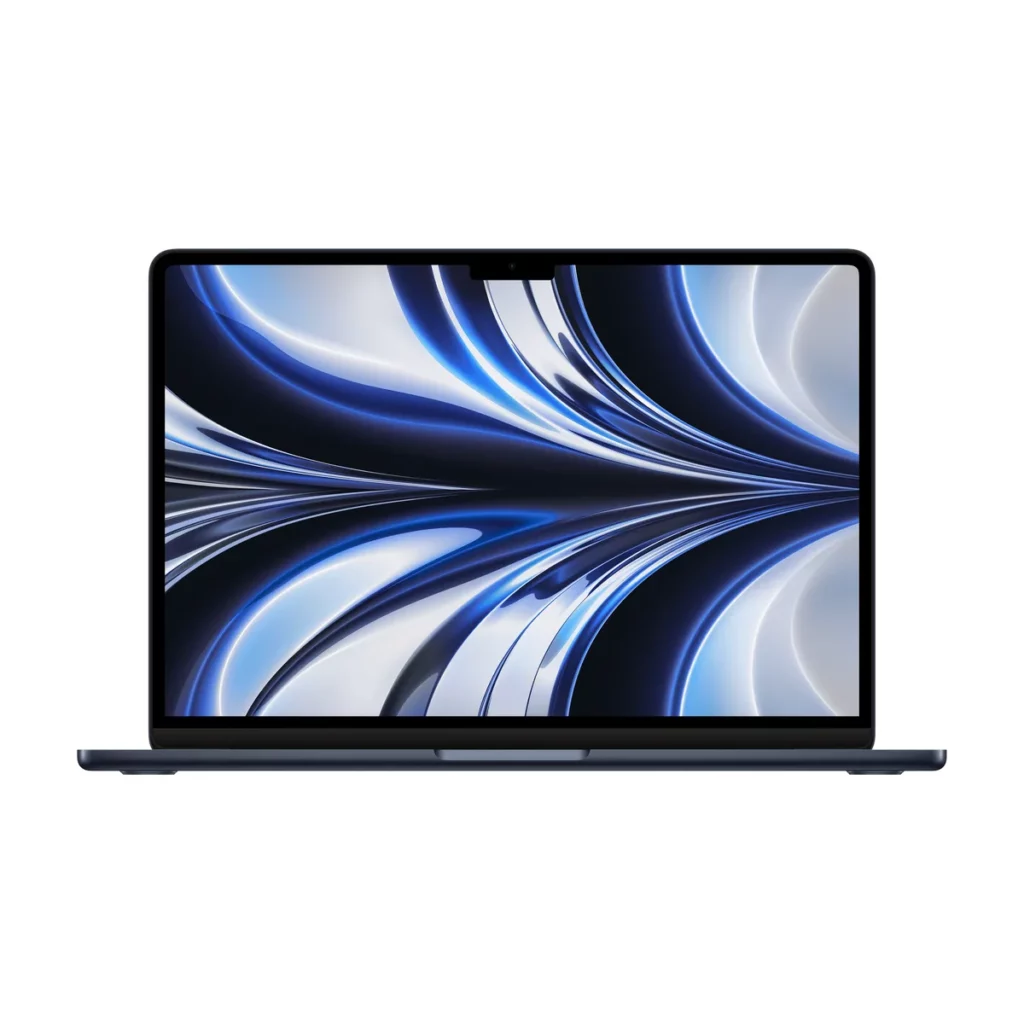 MacBook Air 13″ Puce Apple M2, 8go ddr4, 256go ssd, Minuit