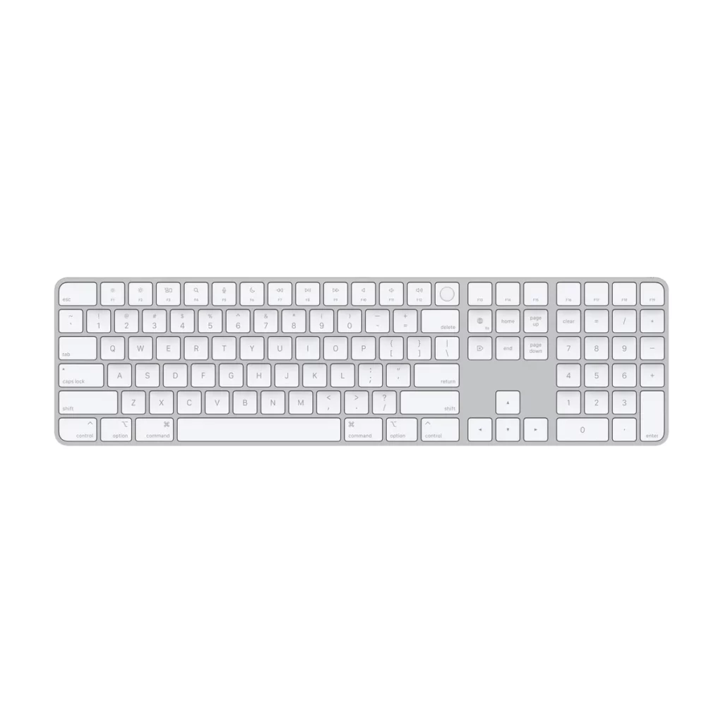 Magic Keyboard avec Touch ID et Clavier Numerique pour pour models Mac avec Apple silicon