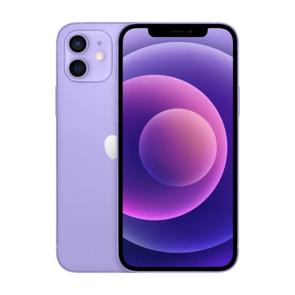 Apple iPhone 12 Double SIM Mémoire 128Go Violet (2021)