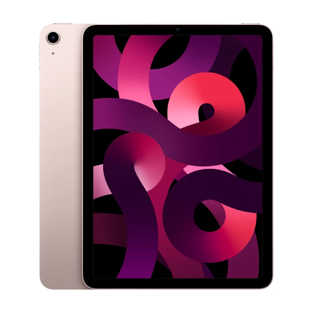 Apple iPad Air 10,9″ Puce Apple M1 64 Go Wifi 5ème génération 2022 Rose