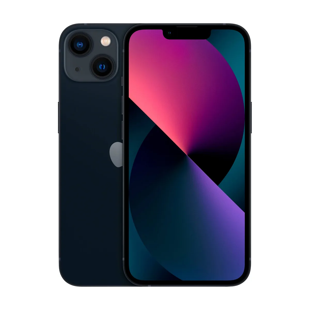Apple iPhone 13 6,1″ 5G avec une mémoire 256 Go Double SIM Noir minuit Occasion
