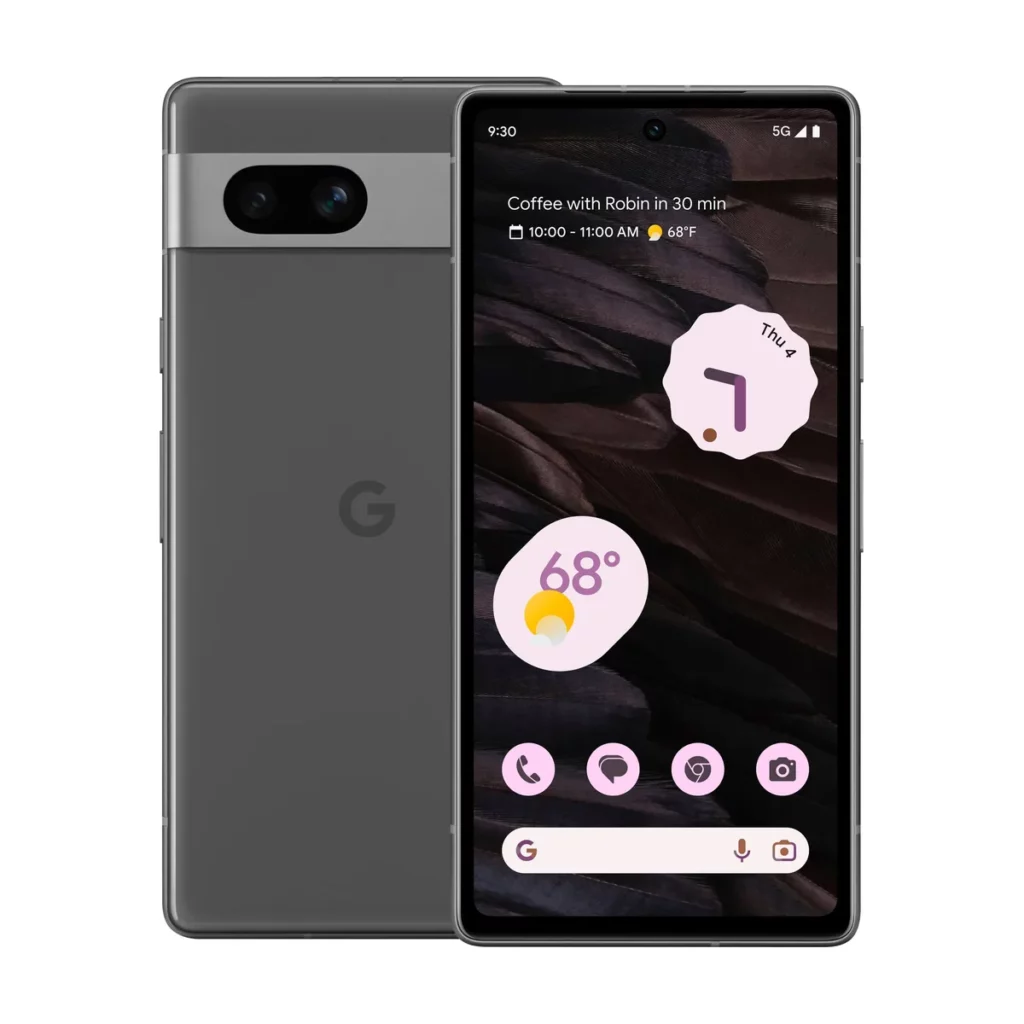 Smartphone Google Pixel 7a 6.1″ 5G Double SIM 128 Go Noir Charbon