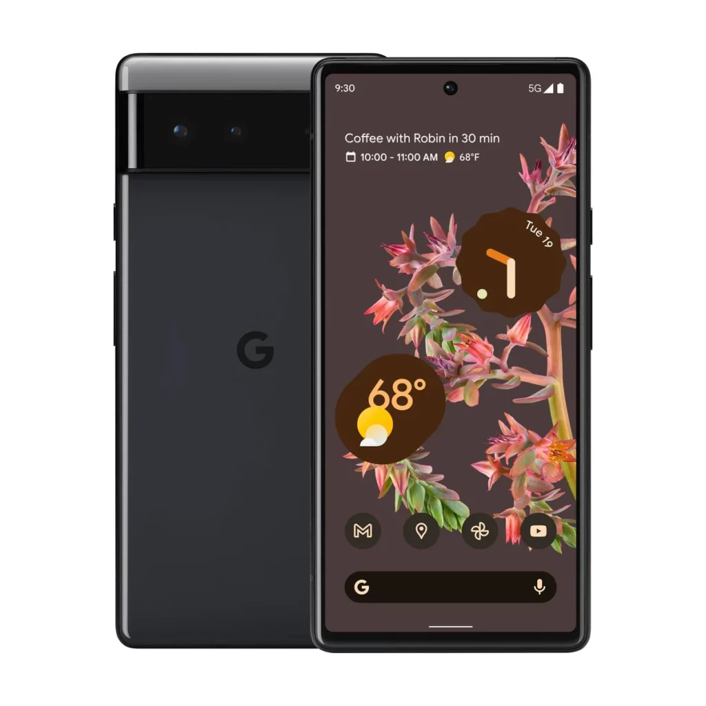 Smartphone Google Pixel 6 6,4″ 5G 128 Go Noir Carbone