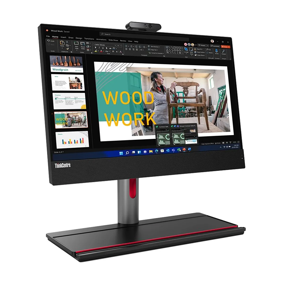 ThinkCentre M70a AIO Gen3, intel core i7-12700 de 12th, 16Go ddr4, 512Go ssd, 21.5″ Full HD non tactile