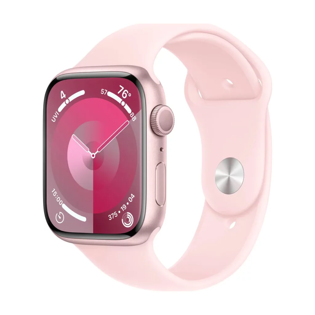 Apple Watch Series 9 GPS Boîtier en Aluminium avec Bracelet Sport de couleur Rose Pâle – Achat Dakar | COMPUSTORE