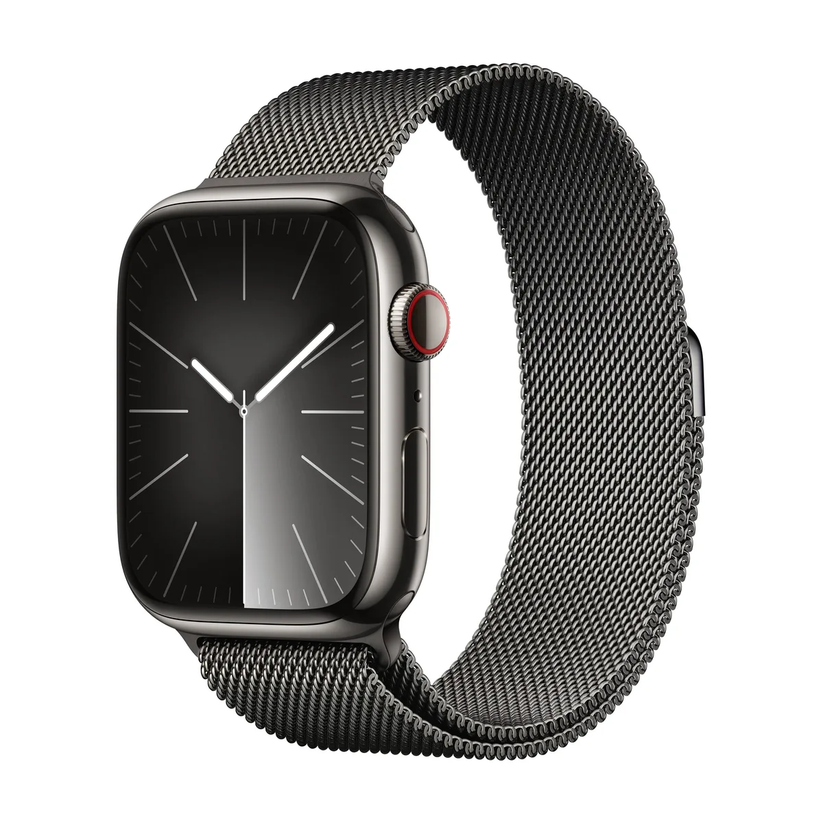 Apple Watch Series 9 GPS + Cellular avec Brachelet milanais de couleur Graphite