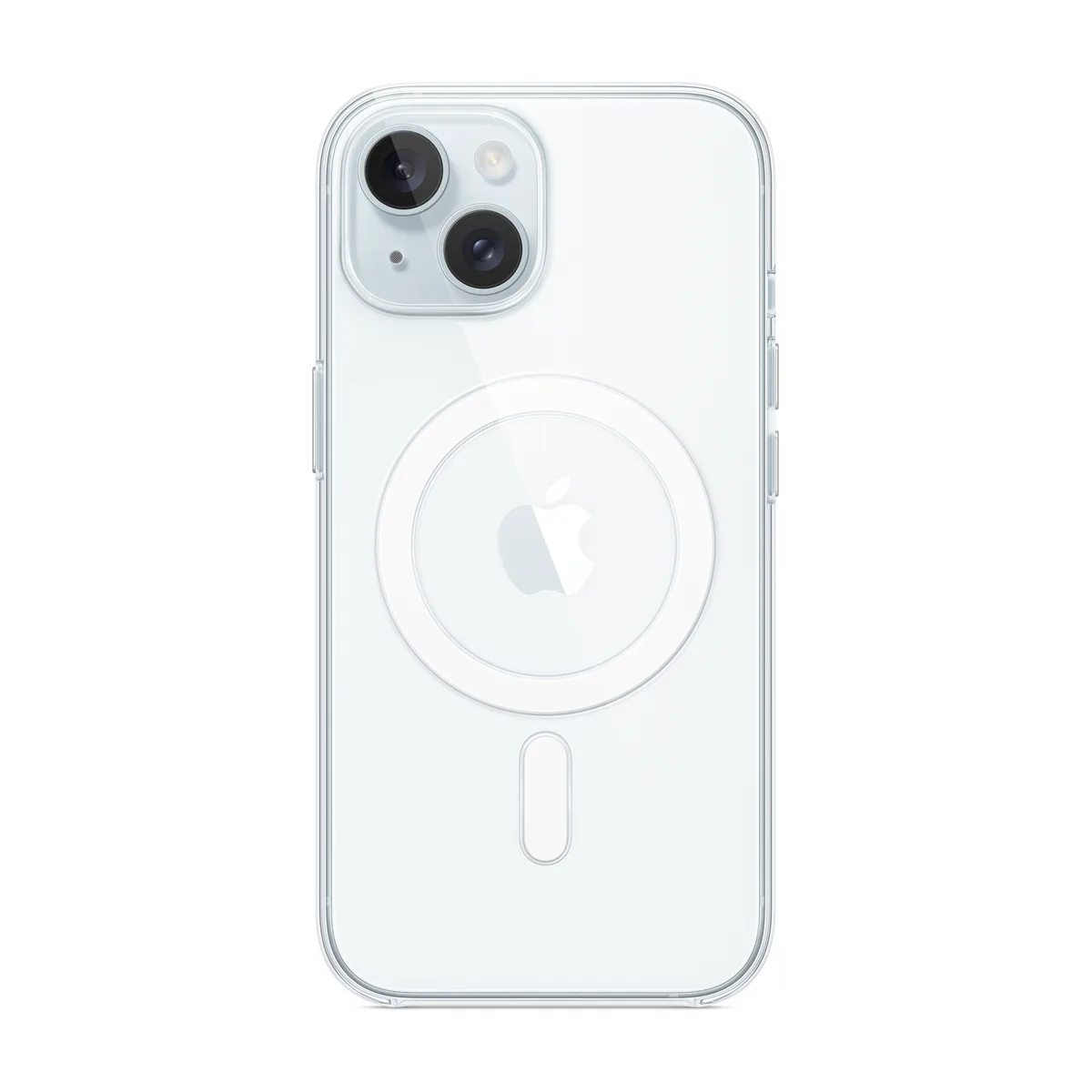 Coque transparente avec MagSafe pour iPhone 15