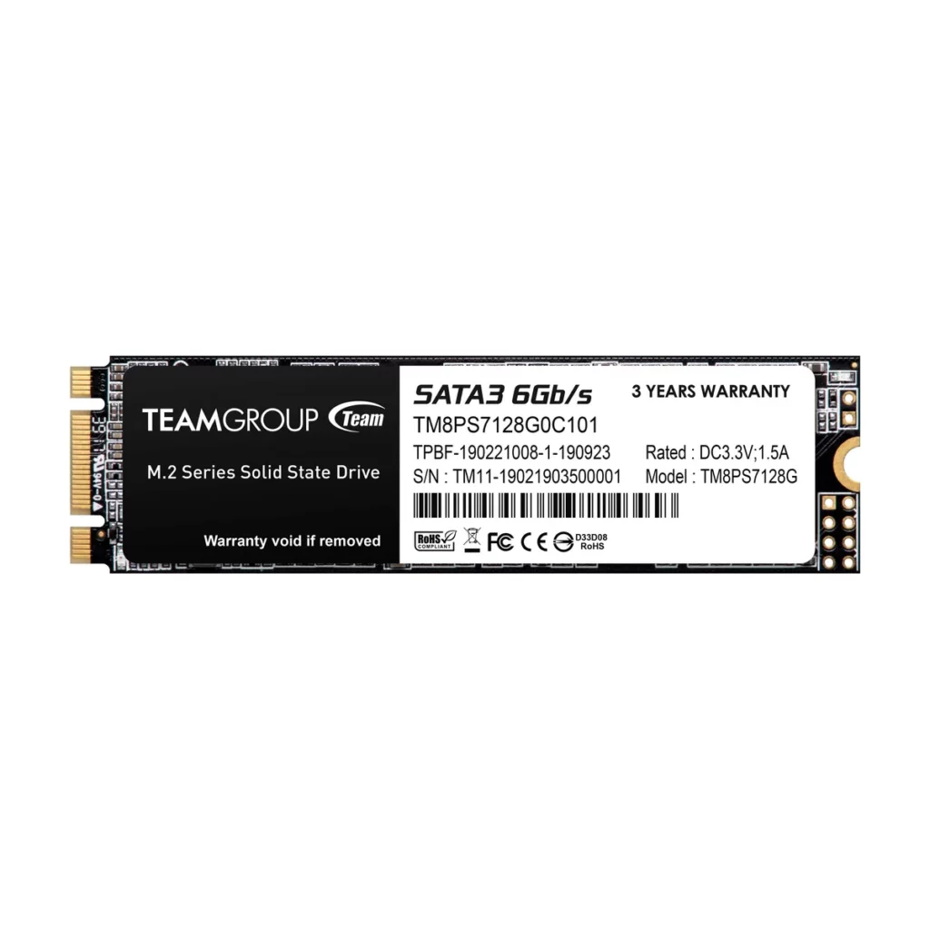 Disque Dur interne SSD M.2 TeamGroup Disque de 128 Go neuve sur carton