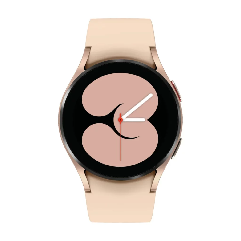 Montre connectée Samsung Galaxy Watch 4 Bluetooth avec une Brachelet de couleur Or rose – Achat Dakar | COMPUSTORE
