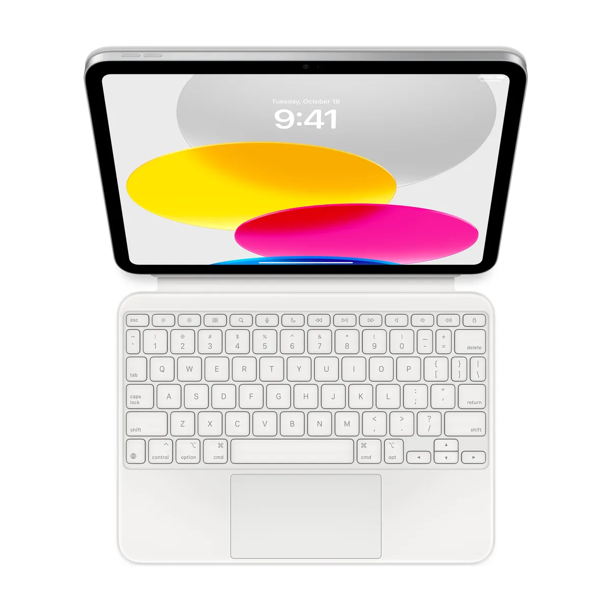 Clavier Apple Magic Keyboard de couleur Blanc pour iPad 10ième génération