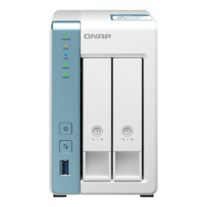 Serveur NAS QNAP TS321, Annapurna Labs Alpine AL-214 à 1.7 GHz , 1GB de Ram, 2 baies nu sans disque dur