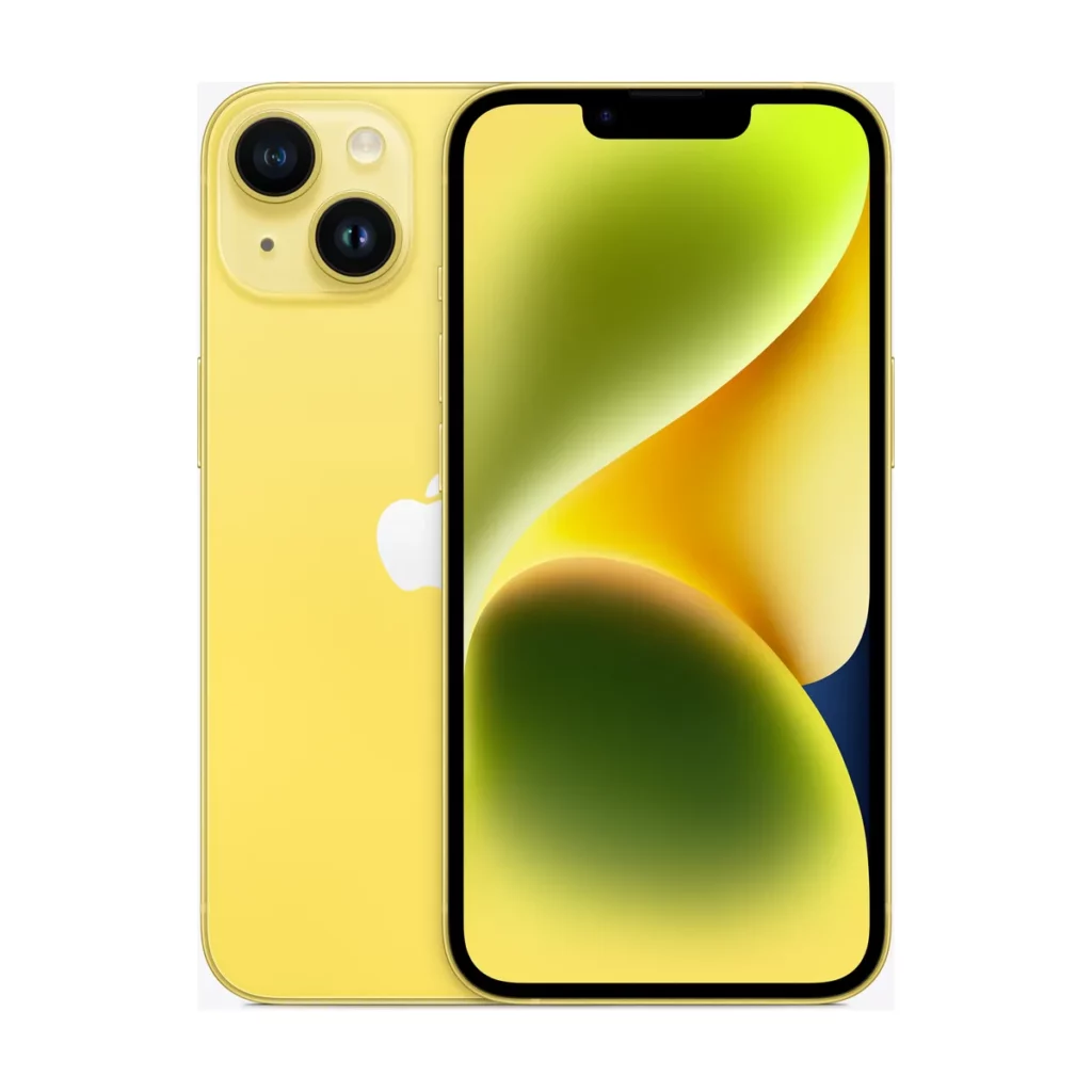 Apple iPhone 14 6.1″ 5G Double SIM 256 Go Jaune