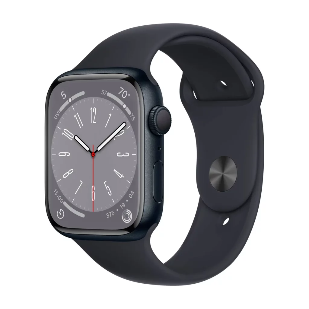 Apple Watch Series 8 GPS + Cellular avec boîtier en Aluminium et Bracelet de couleur Rouge