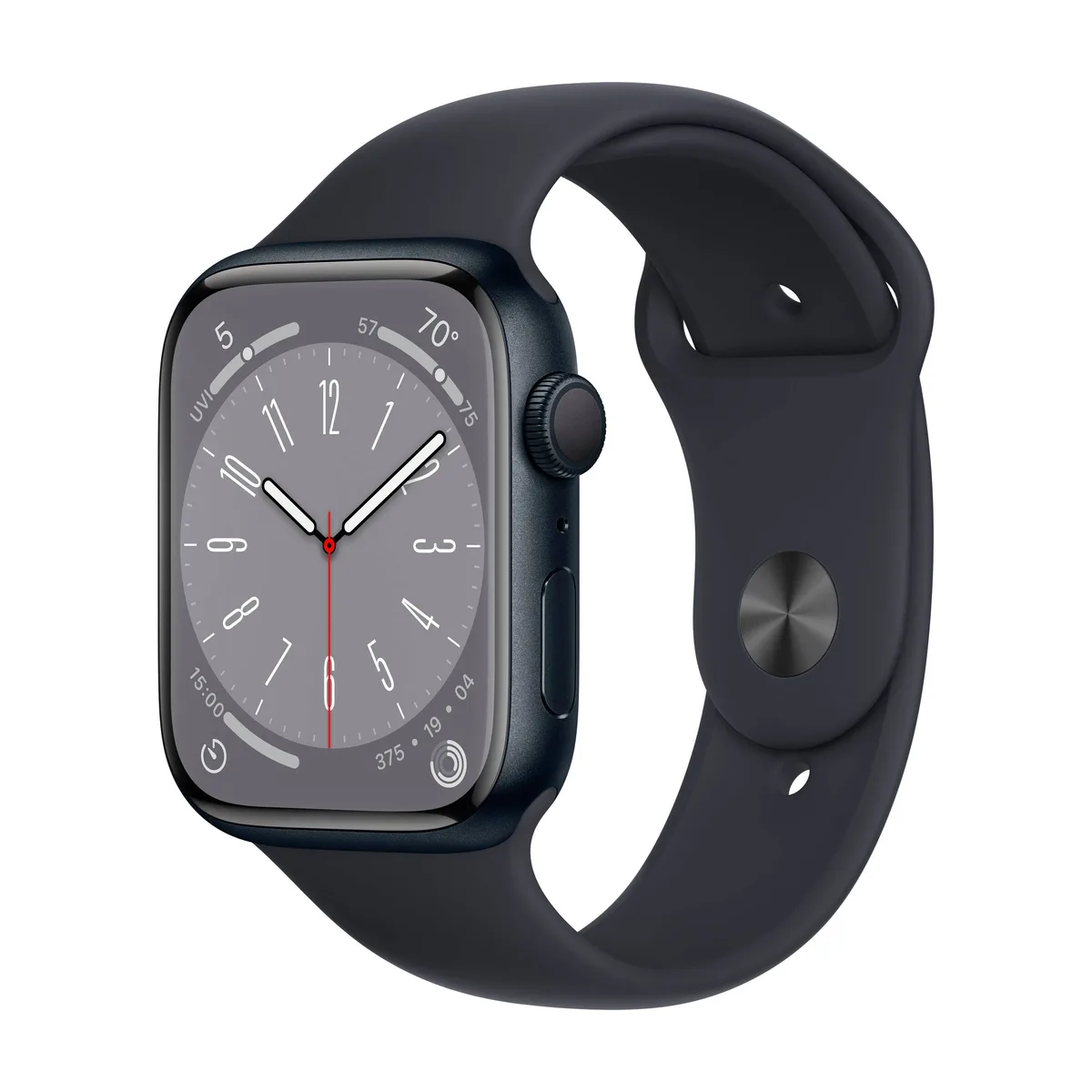 Apple Watch Series 8 GPS + Cellular avec boîtier en Aluminium et Bracelet de couleur Rouge