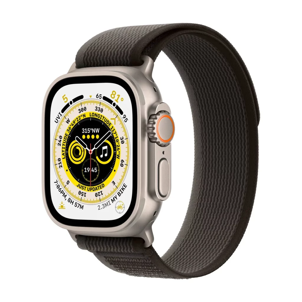 Apple Watch Ultra (GPS + Cellular, 49mm) Montre connectée – Boîtier en Titane .