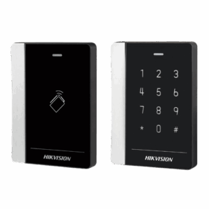 Hikvision DS-K1102AM, Bip sonore intégré, Protocole RS-485 et Wiegand (W26/W34)