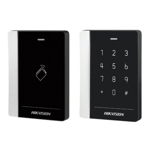 Hikvision DS-K1102AM, Bip sonore intégré, Protocole RS-485 et Wiegand (W26/W34)