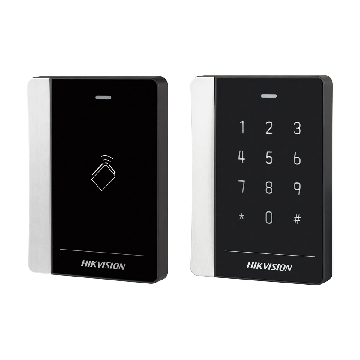 Hikvision DS-K1102AM, Bip sonore intégré, Protocole RS-485 et Wiegand (W26/W34)