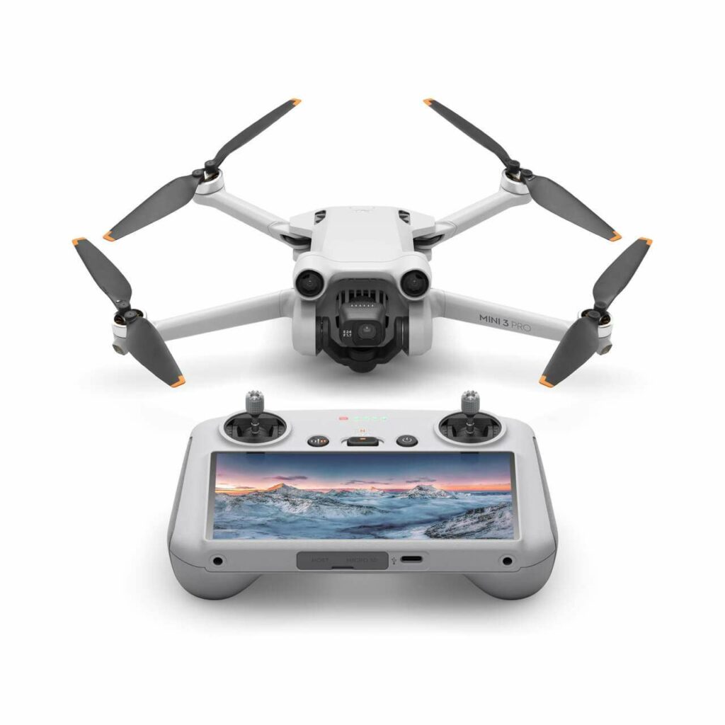 DJI Mini 3 Pro + Smart controller(DJI RC), Drone avec camera 4k a résolution Ultra HD