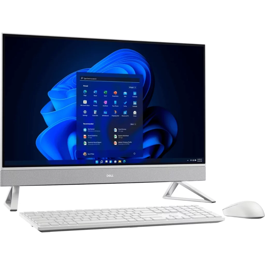 Dell 2023 Inspiron 27 7710 AIO 27″ FHD à écran tactile, Intel i5-1235U de 12th, 8 Go DDR4, SSD de 512 Go