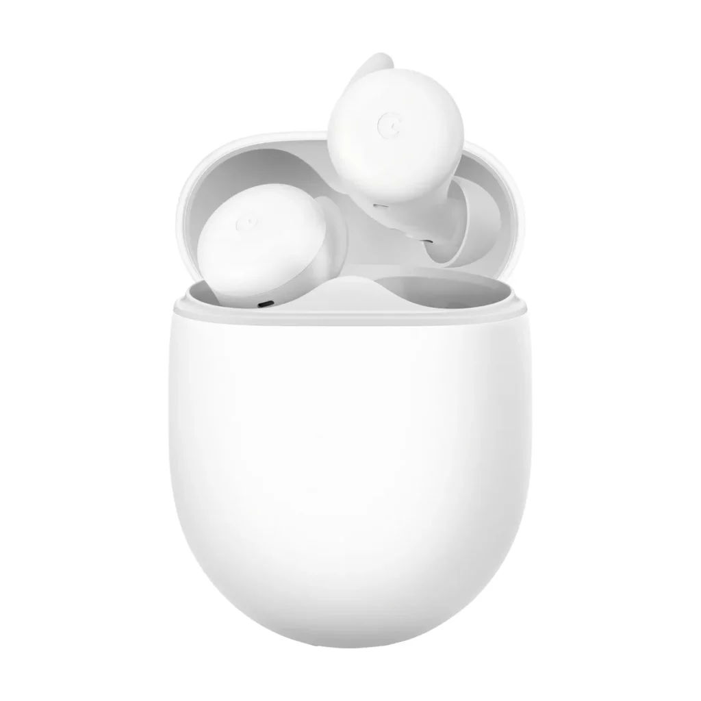 Ecouteurs sans fil Google Pixel Buds A-Serie à reduction de bruit passive Blanc et Bleu