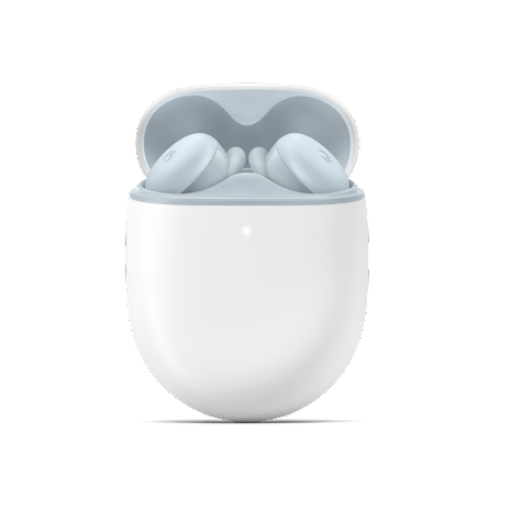 Ecouteurs sans fil Google Pixel Buds A-Serie à reduction de bruit passive Blanc et Bleu