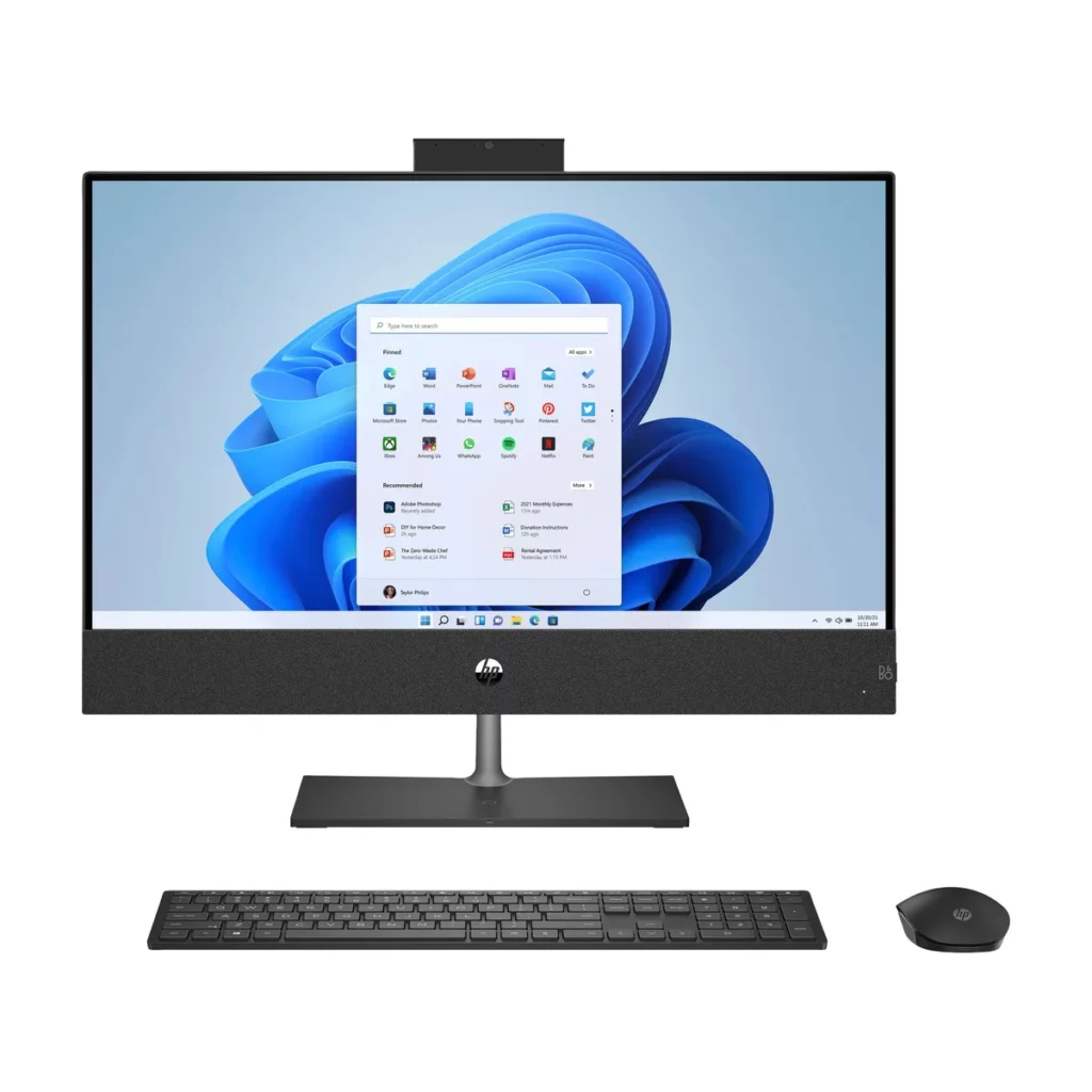 HP Pavilion 27-ca1234 intel core i5 12th, 8go ddr4, 256go ssd + 1To HDD, 27″QHD
