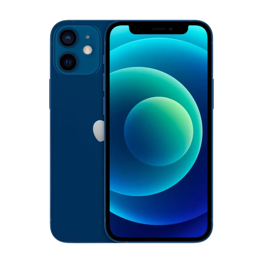 Apple iPhone 12 Mini avec une Mémoire de 64 Go de Couleur Bleu Occasion