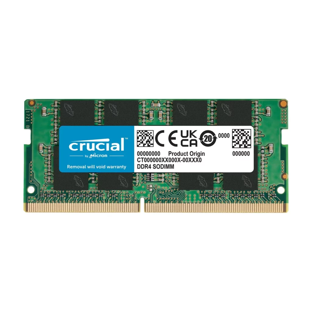 CRUCIAL 16Go DDR4 2666MHz PC4-2666 SO-Dimm pour ordinateur portable