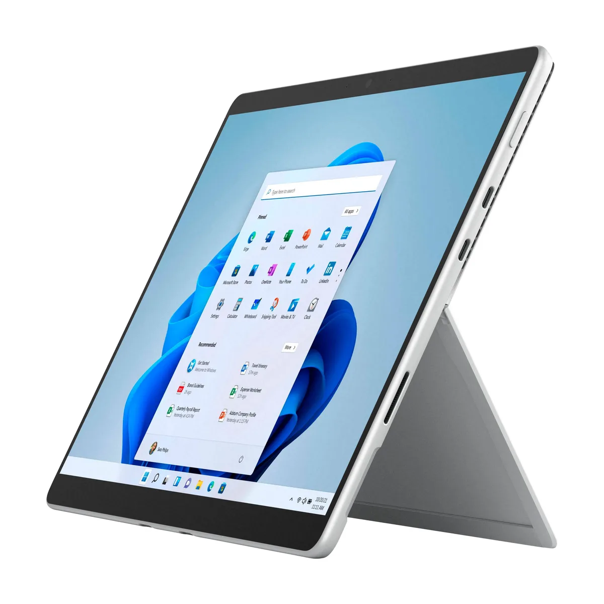 PC Portable Microsoft Surface Pro 8 13″ Ecran tactile Intel Core i5 8 Go RAM 256 Go SSD Platine