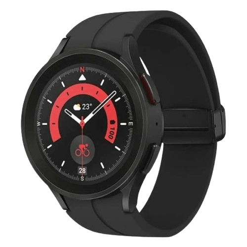 Montre intelligente Samsung Galaxy Watch 5 Pro avec un Boitier de 1,4″ et une memoire de 16 GB couleur Noir