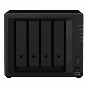 Serveur Synology DiskStation DS420+, Intel Celeron J4025 2 GHz , 2GB de Ram, 4 baies nu sans disque dur