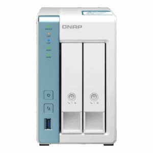 Serveur NAS QNAP TS321, Annapurna Labs Alpine AL-214 à 1.7 GHz , 1GB de Ram, 2 baies nu sans disque dur