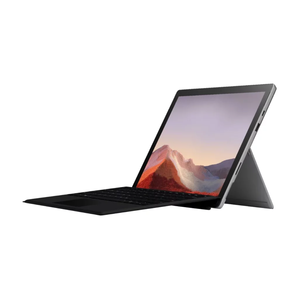 Tablette Microsoft Surface Pro 7 12.3″ Intel Core i5 16 Go RAM 256 Go SSD Platine