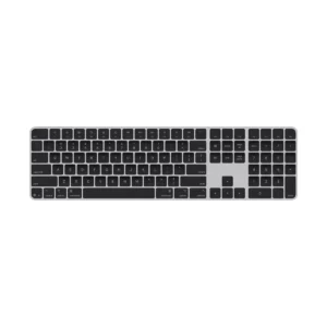 Apple Magic Keyboard avec Touch ID et pavé numérique – Touches noires (USB-C)