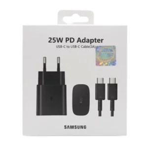 Chargeur Samsung 25W USB-C — charge ultra-rapide (câble inclus)