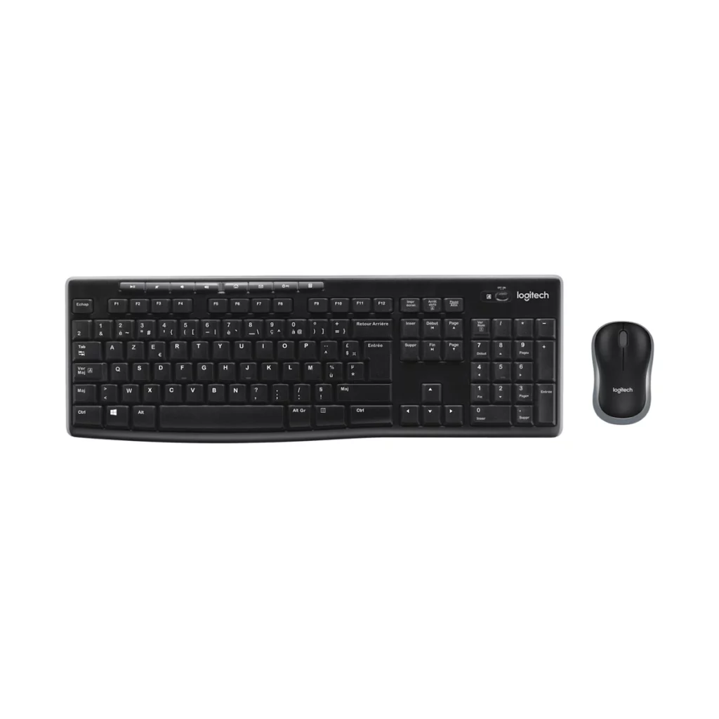 Logitech MK270 – Combo clavier + souris sans fil (AZERTY)
