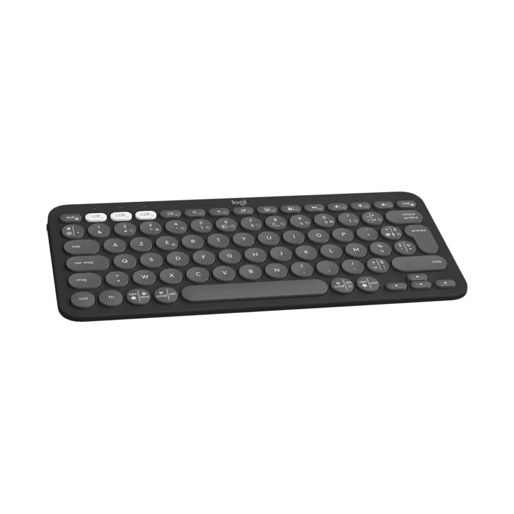 Logitech Pebble Keys 2 K380s – Clavier Bluetooth multi-appareils (AZERTY)
