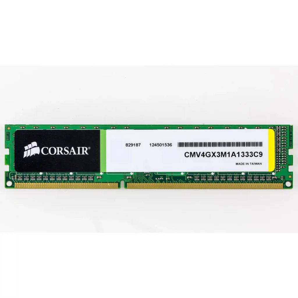 Barrette Mémoire RAM 4 Go DDR3 1600 MHz DIMM – PC de Bureau