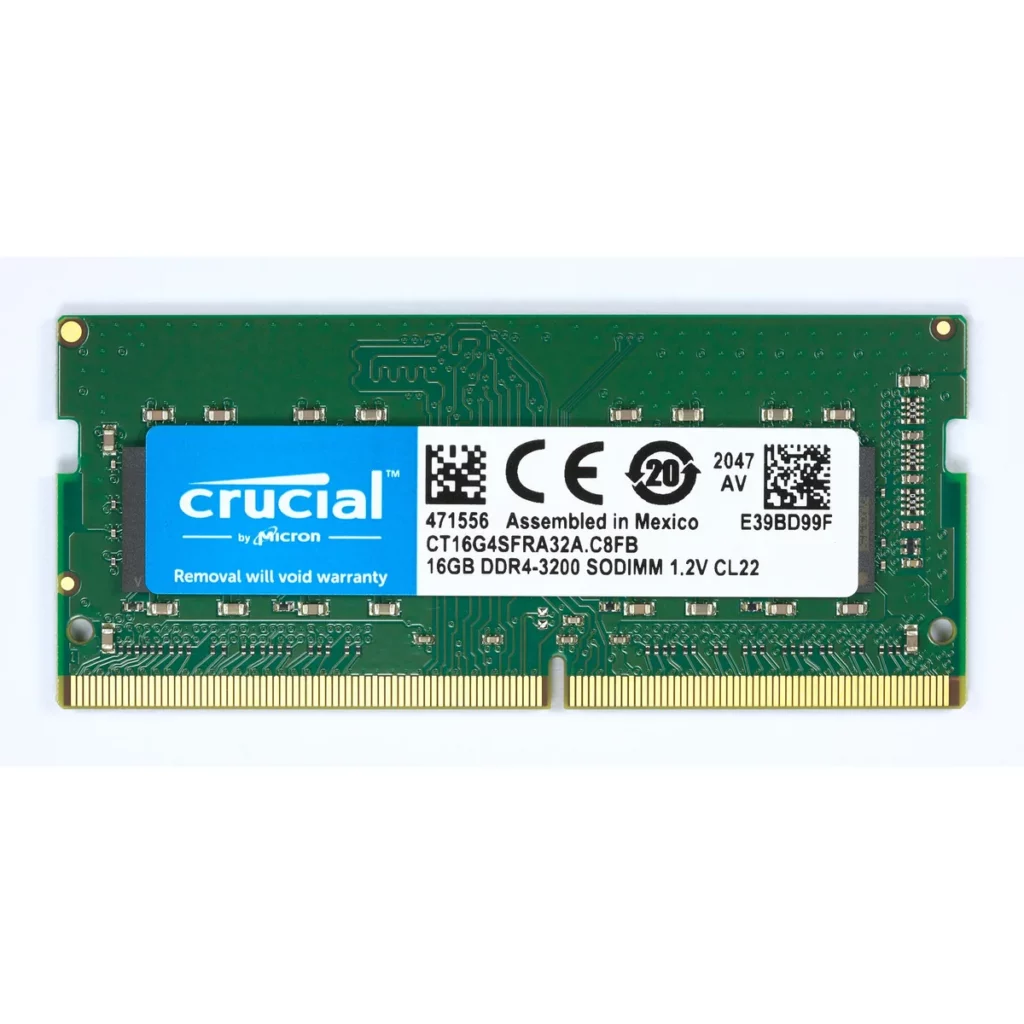 Barrette Mémoire RAM 8 Go DDR4 3200 MHz SO-DIMM – PC Portable
