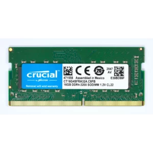 Barrette Mémoire RAM 32 Go DDR4 3200 MHz SO-DIMM – PC Portable