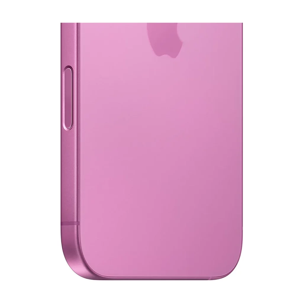 Apple iPhone 16 6,1″ nanoSim avec une Memoire de  256 Go Rose — dos
