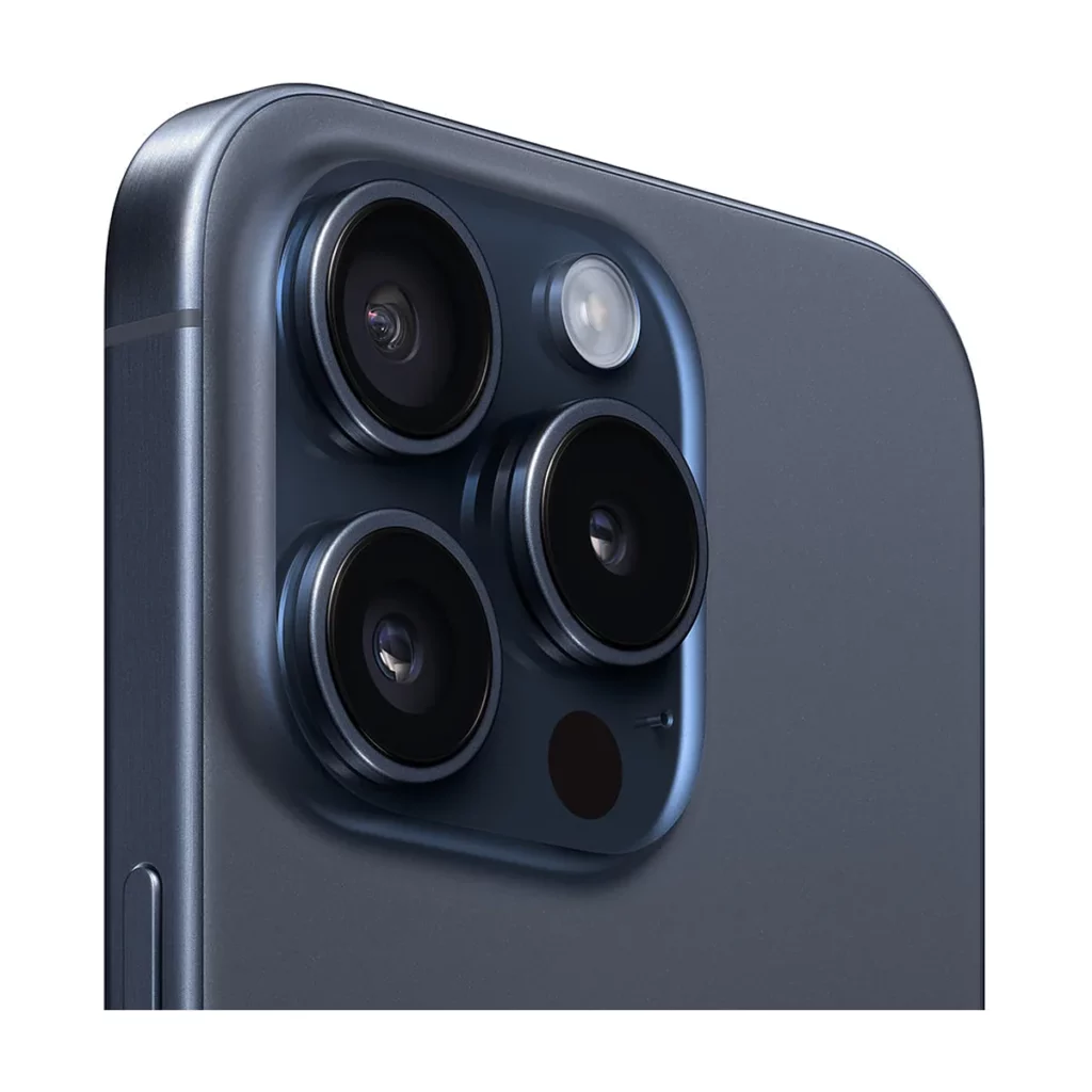 Apple iPhone 15 Pro 128GB Bleu Titanium — 3/4 dos