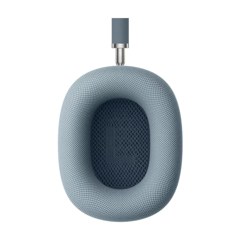 Casque Apple AirPods Max à réduction de bruit active Bleu ciel — écouteur profil