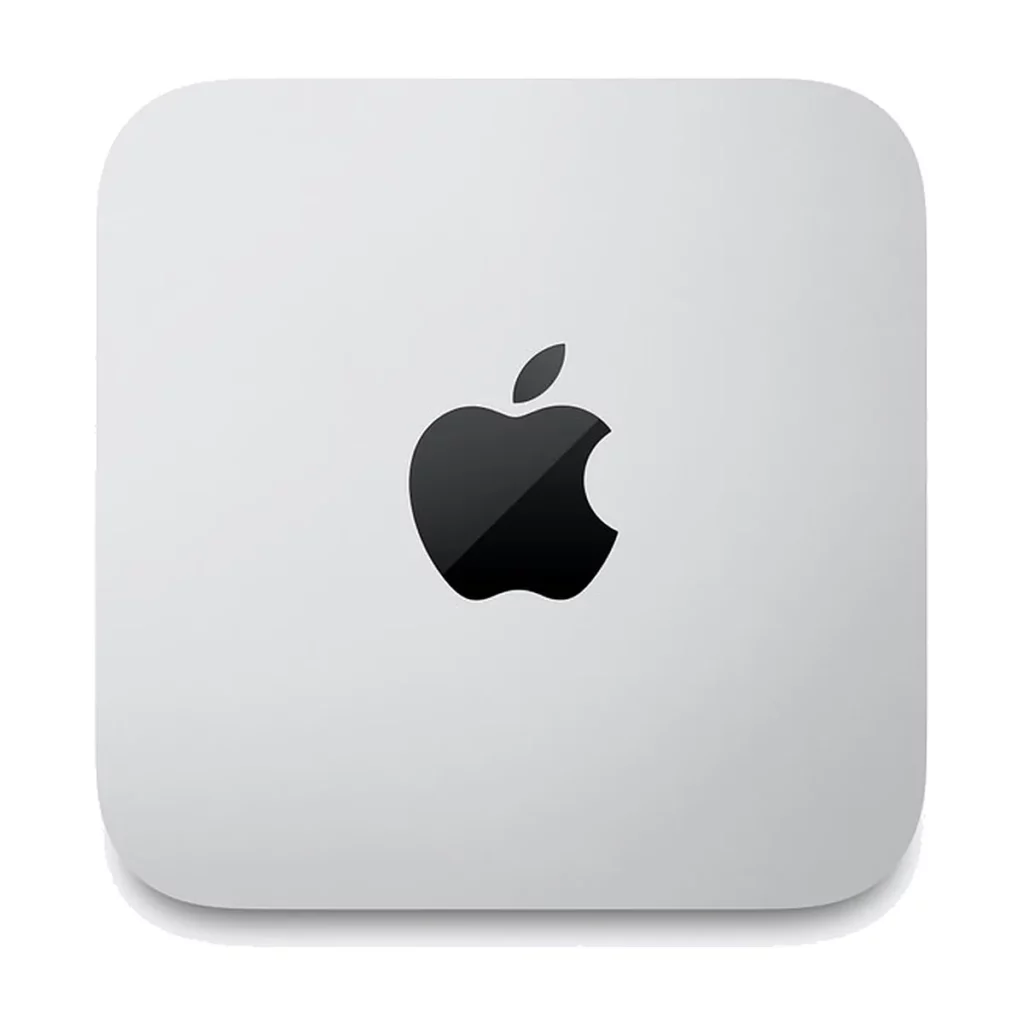 Mac Studio M4 Max / M3 Ultra — dessus (logo)