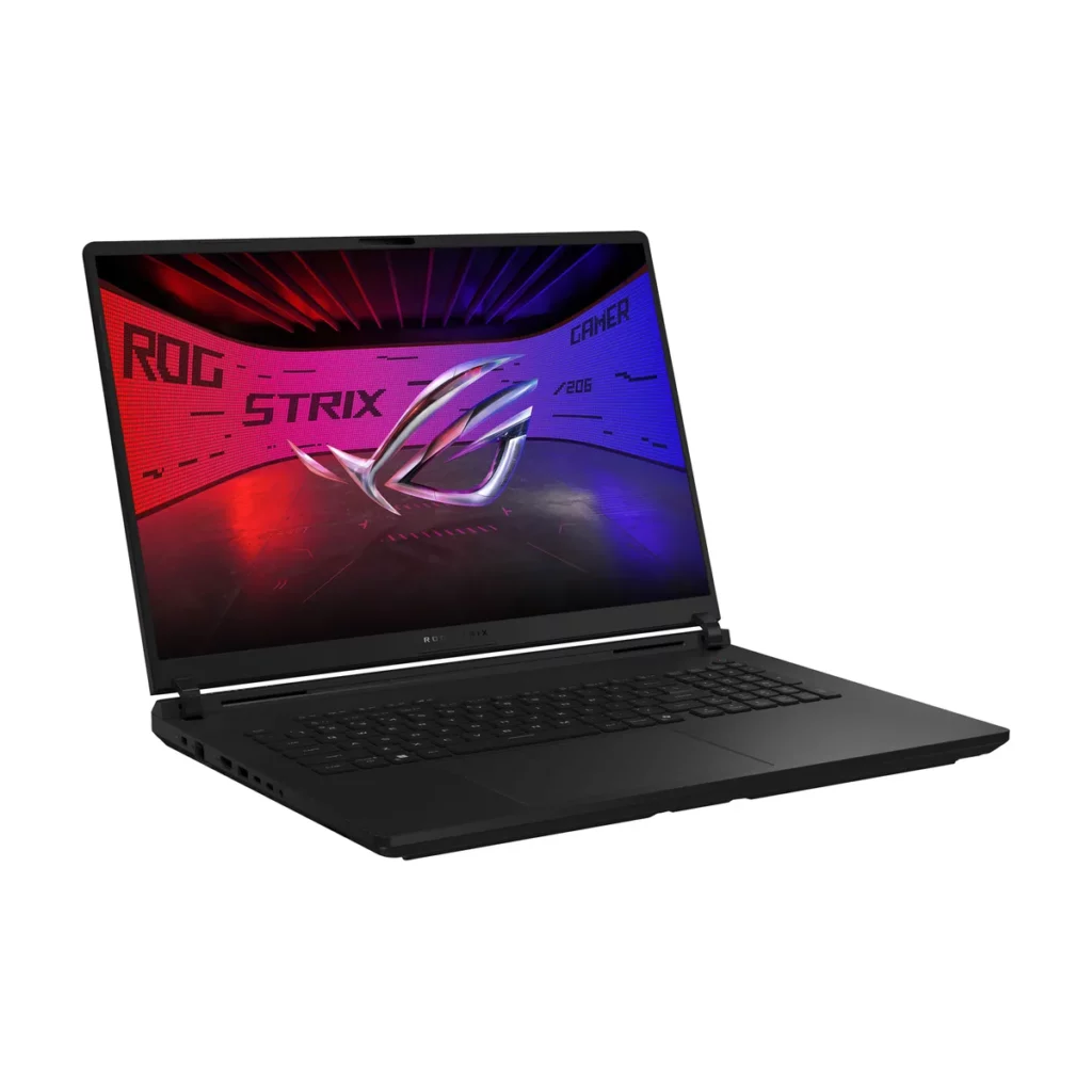 ASUS ROG Strix SCAR 18 (2024) — 3/4 ouvert