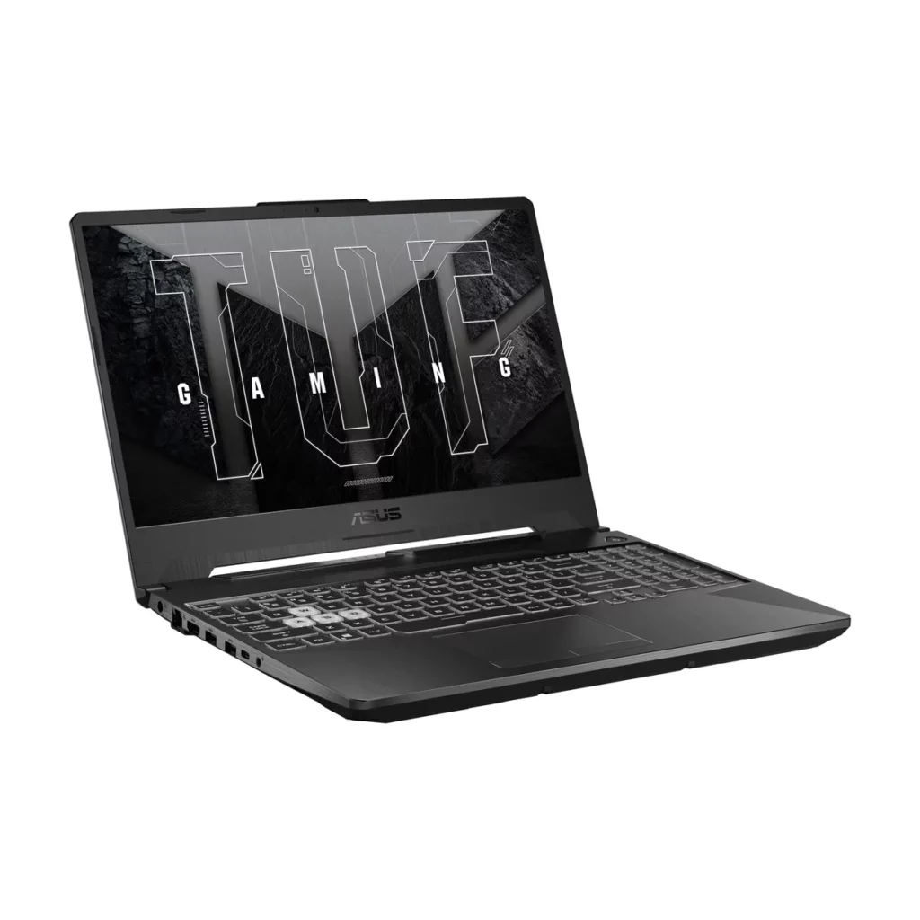 ASUS TUF Gaming A15 (2024) — 3/4 ouvert