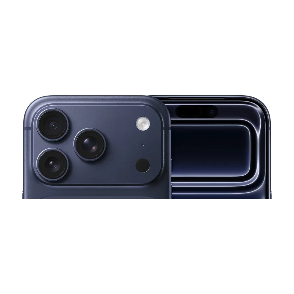 Apple iPhone 17 Pro 512 Go (eSIM) — dos + face 3/4