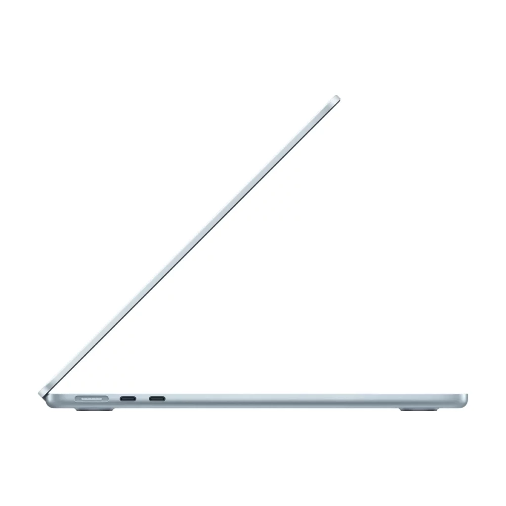 MacBook Air 13″ M5 — profil ouvert